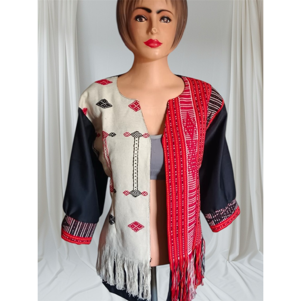 blazer modif tenun asli ntt