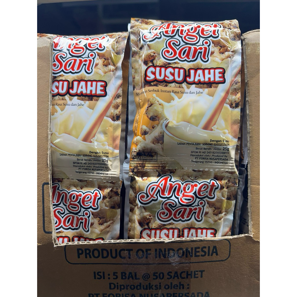 

susu jahe ANGET SARI (1renteng=10pcs)