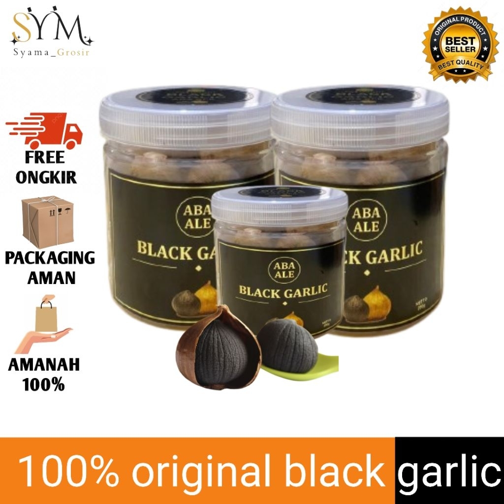 

(BAWANG TUNGAL) BAWANG HITAM BLACK GARLIC ABA ALE/ SOLO BLACK GARLIC BAWANG LAN...
