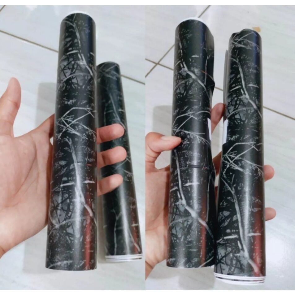 STIKER CAMO MOONSHINE HITAM 50x50 CM