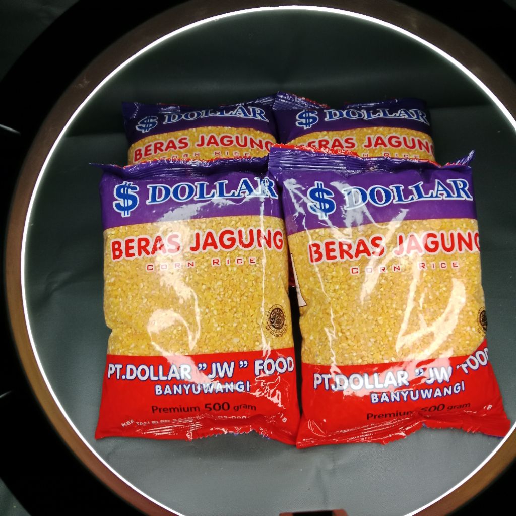 

2 kg / 4 bungkus beras jagung dollar premium - beras jagung dollar