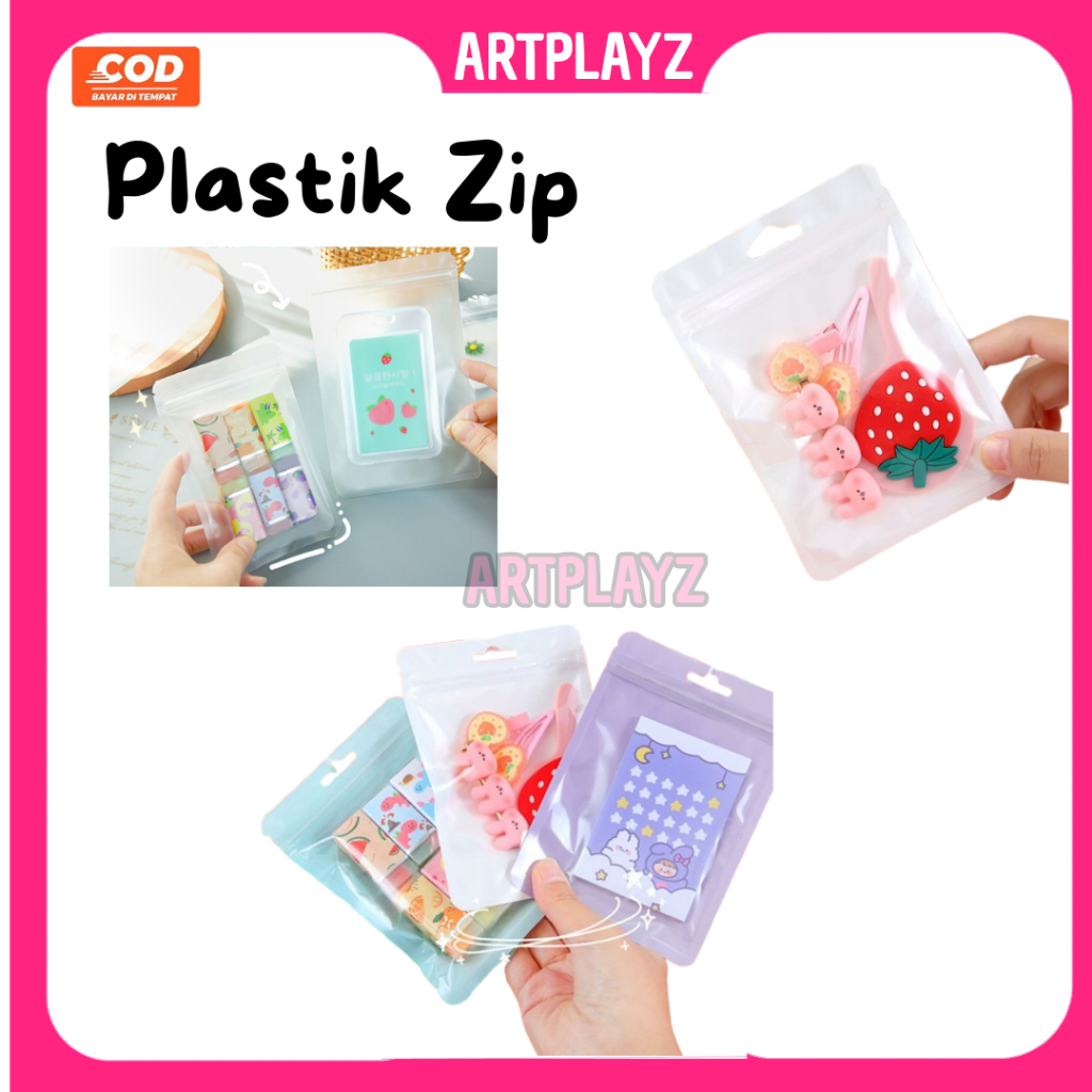 

PlastikZIP Plastik opp souvenir plastik ziplock plastik klip warna warni serbaguna