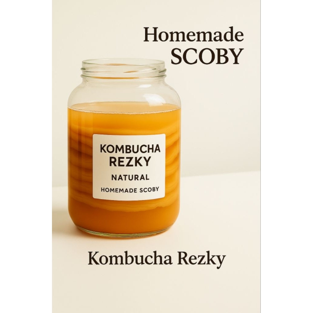 

SCOBY REZKY | HARGA PROMO STOK TERBATAS | Bibit Scoby Kombucha + Starter | Siap Pakai | Jamur Dipo Organik