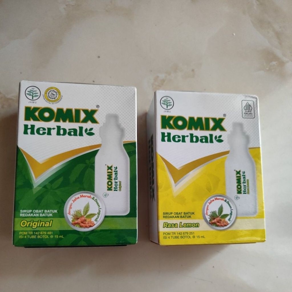 

Komix Herbal obat batuk komik per box isi 4 pcs komix original