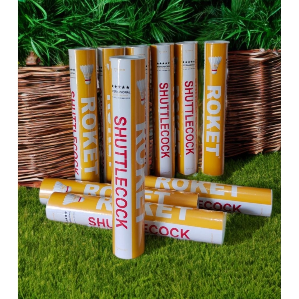 ( 1 SLOP ) SHUTTLECOCK BADMINTON / KOK BADMINTON / ROKET KUNING / ORIGINAL
