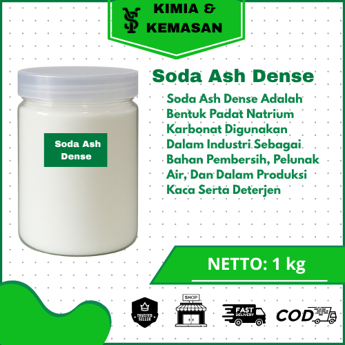 

Soda Ash Dense 1kg / Natrium Karbonat / Soda Abu