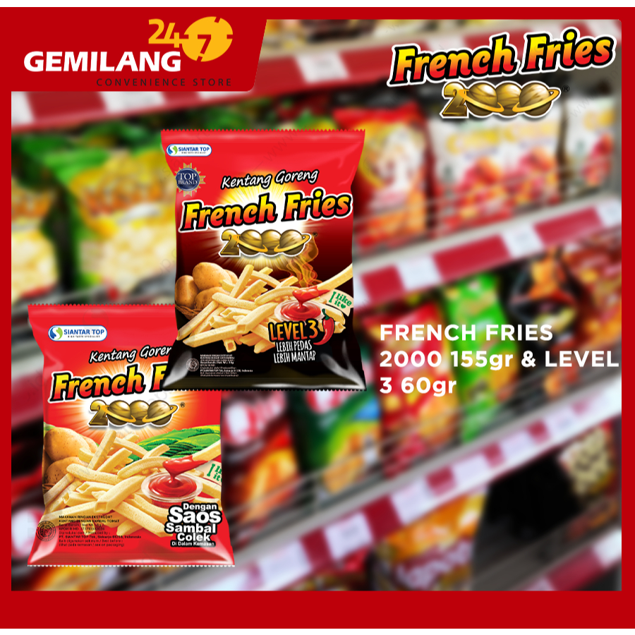 

FRENCH FRIES 2000 155gr & LEVEL 3 60gr