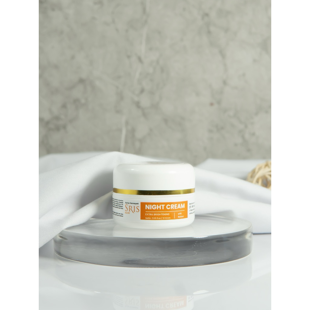 NIGHT CREAM EXTRA BRIGHTENING RETINOL ANTI AGING | CREAM FLEK | CREAM PENCERAH| CREAM BRIGHTENING FL