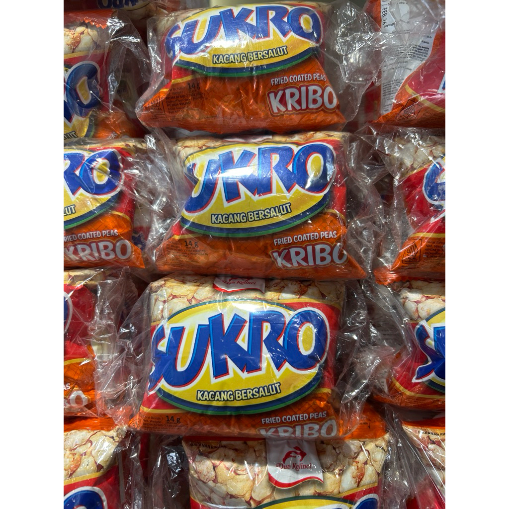 

SUKRO Kacang Kribo 14gram renteng