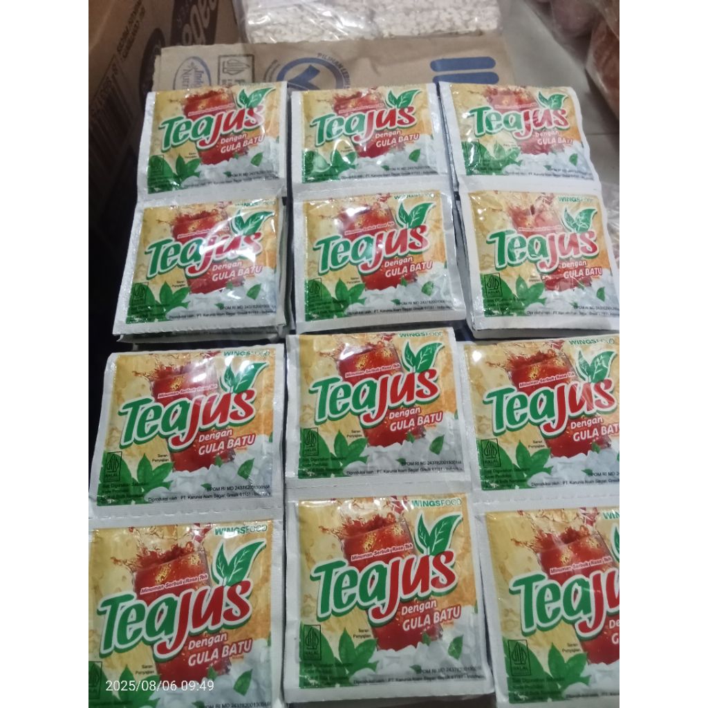 

#tehjus 7gram isi 10 rentg#