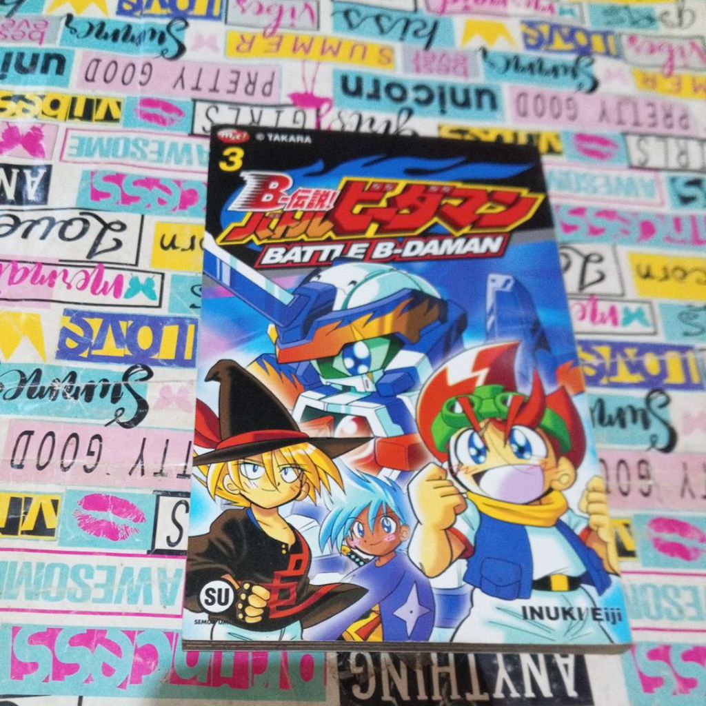KOMIK B-LEGEND BATTLE B-DAMAN VOLUME 3 BY INUKI EIJI