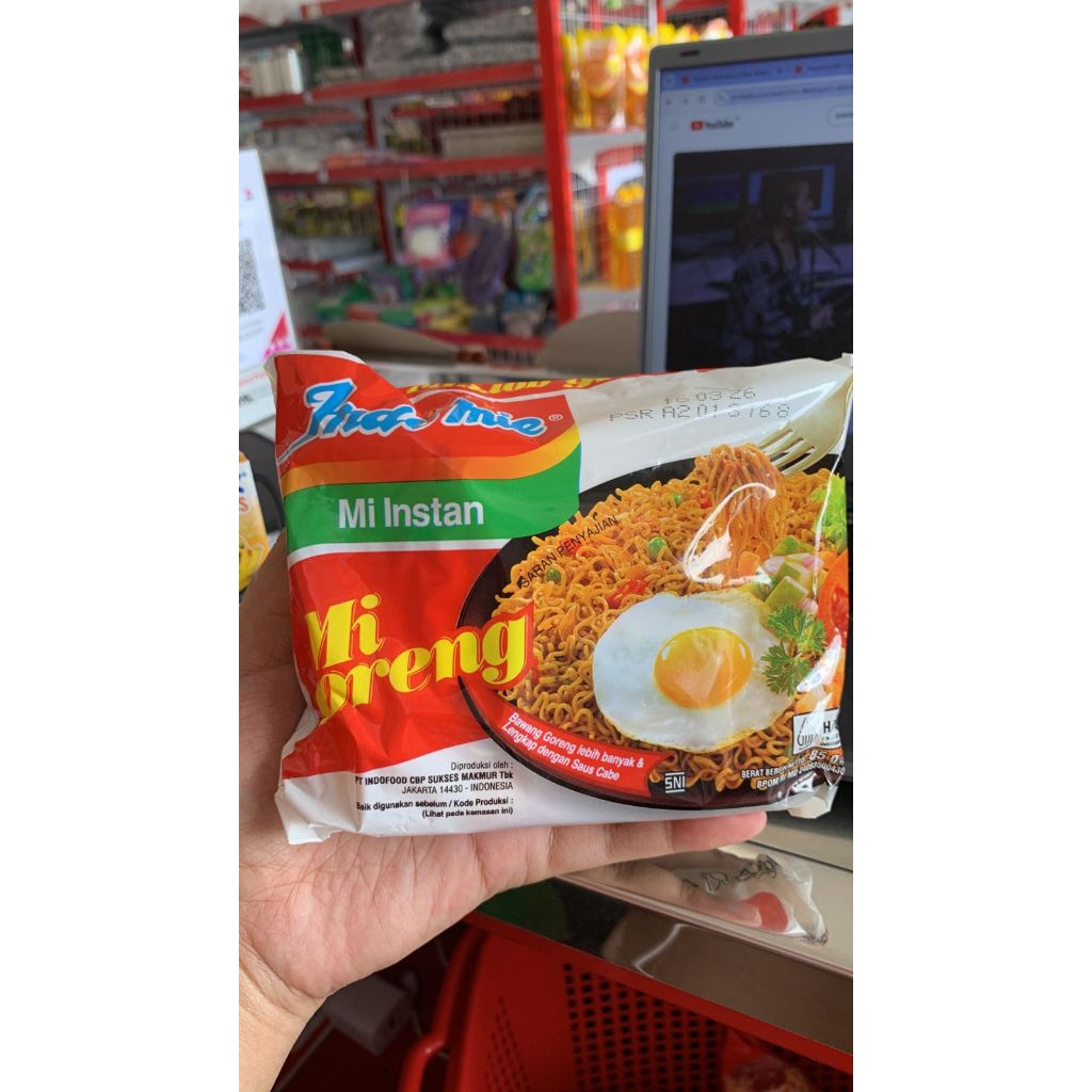 

INDOMIE MIE INSTAN GORENG Kemasan 85 gram