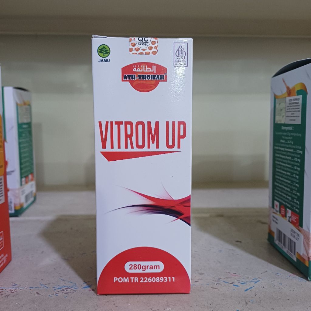 VITROM UP Sari Kurma Plus Angkak FITKUR Herbal Turunkan Demam dan TYPUS 280gr