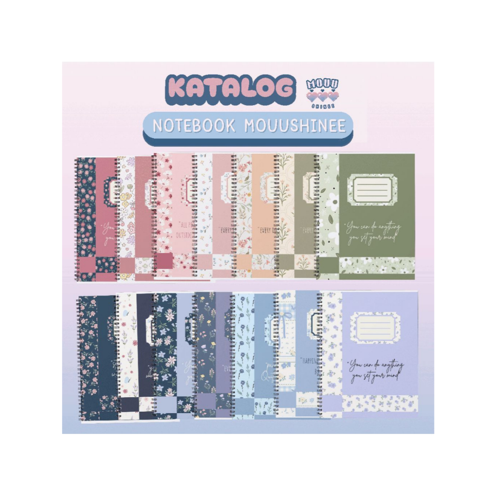 

Notebook Lucu 50 Lembar – Refillable & Estetik by Mouushinee