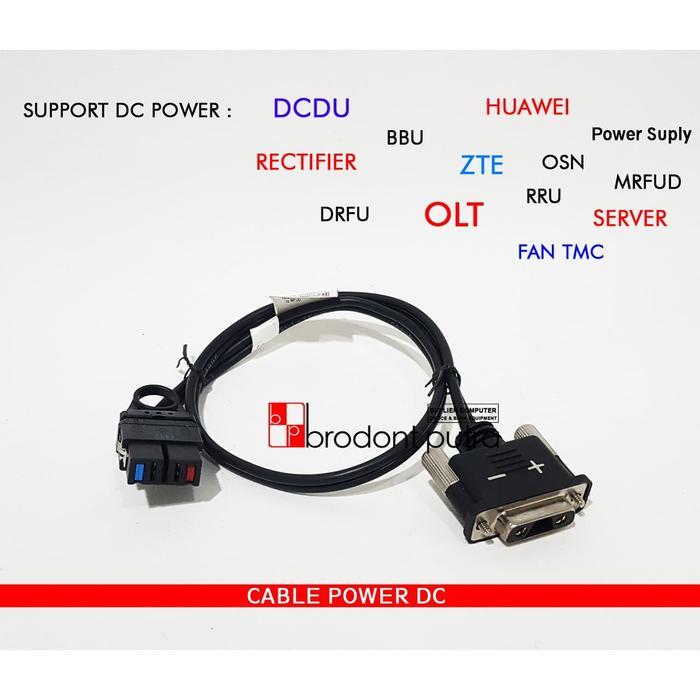 Kabel Power DC OLT DCDU HUAWEI ZTE SWITCH Rectifier second