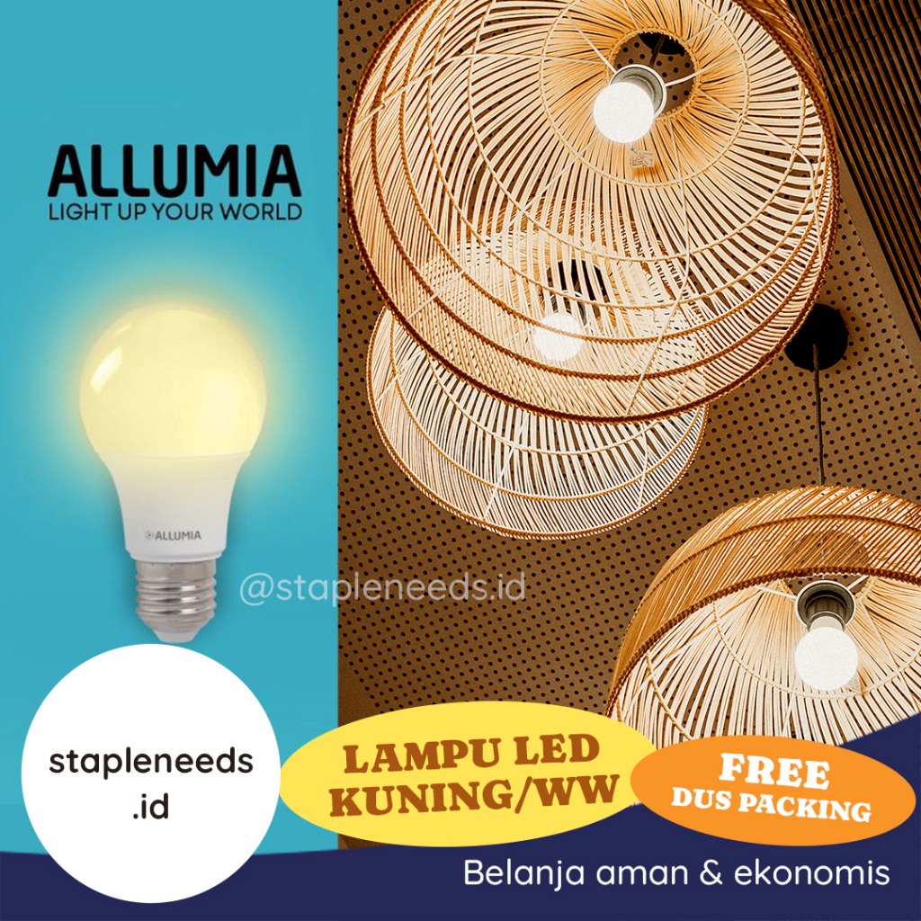 AVANA ALLUMIA LAMPU LED BOHLAM KUNING WARM WHITE 3 W / 18 WATT CAFE