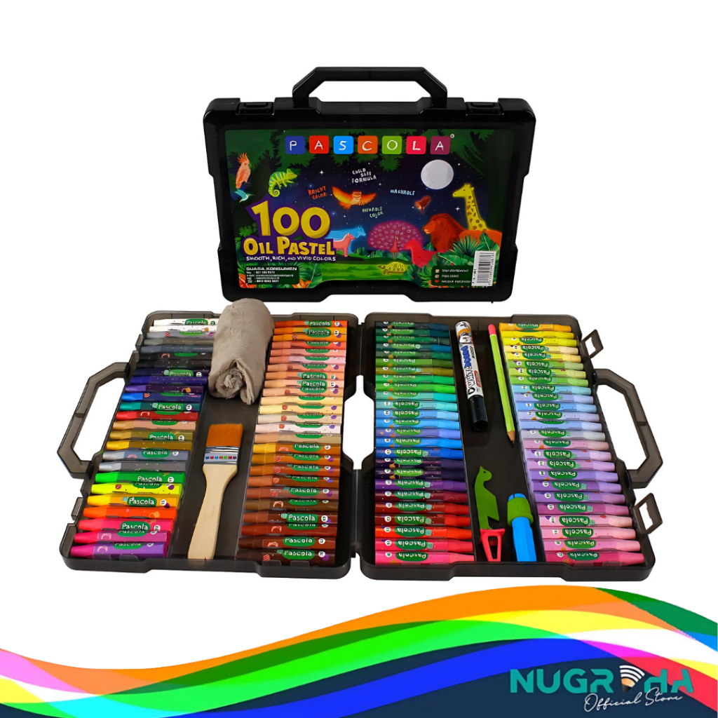 

KRAYON / CRAYON / OIL PASTEL PASCOLA ISI 100 WARNA MURAH ALAT LUKIS