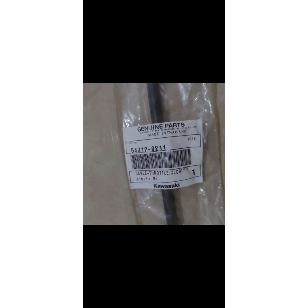 Kabel gas closing kawasaki ninja 250 karbu