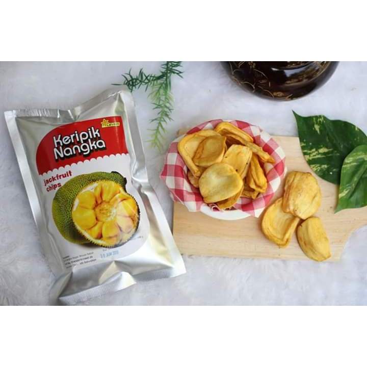 

Keripik Buah Khas Malang 100gr Keripik NANGKA APEL SALAK Kualitas SUPER Asli Malang / Keripik Nangka