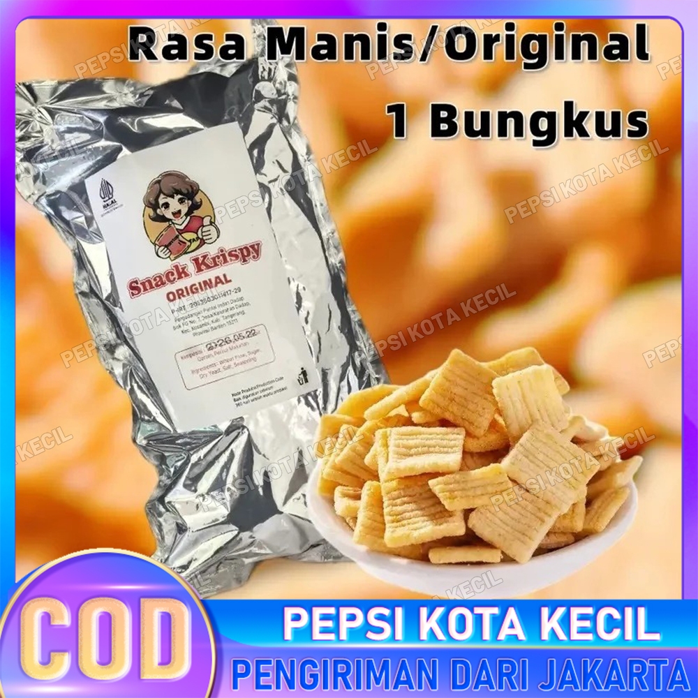 

Keripik Guoba Kembung Krispy - 500g per Bungkus | Rasa Pedas & Manis | Camilan Enak