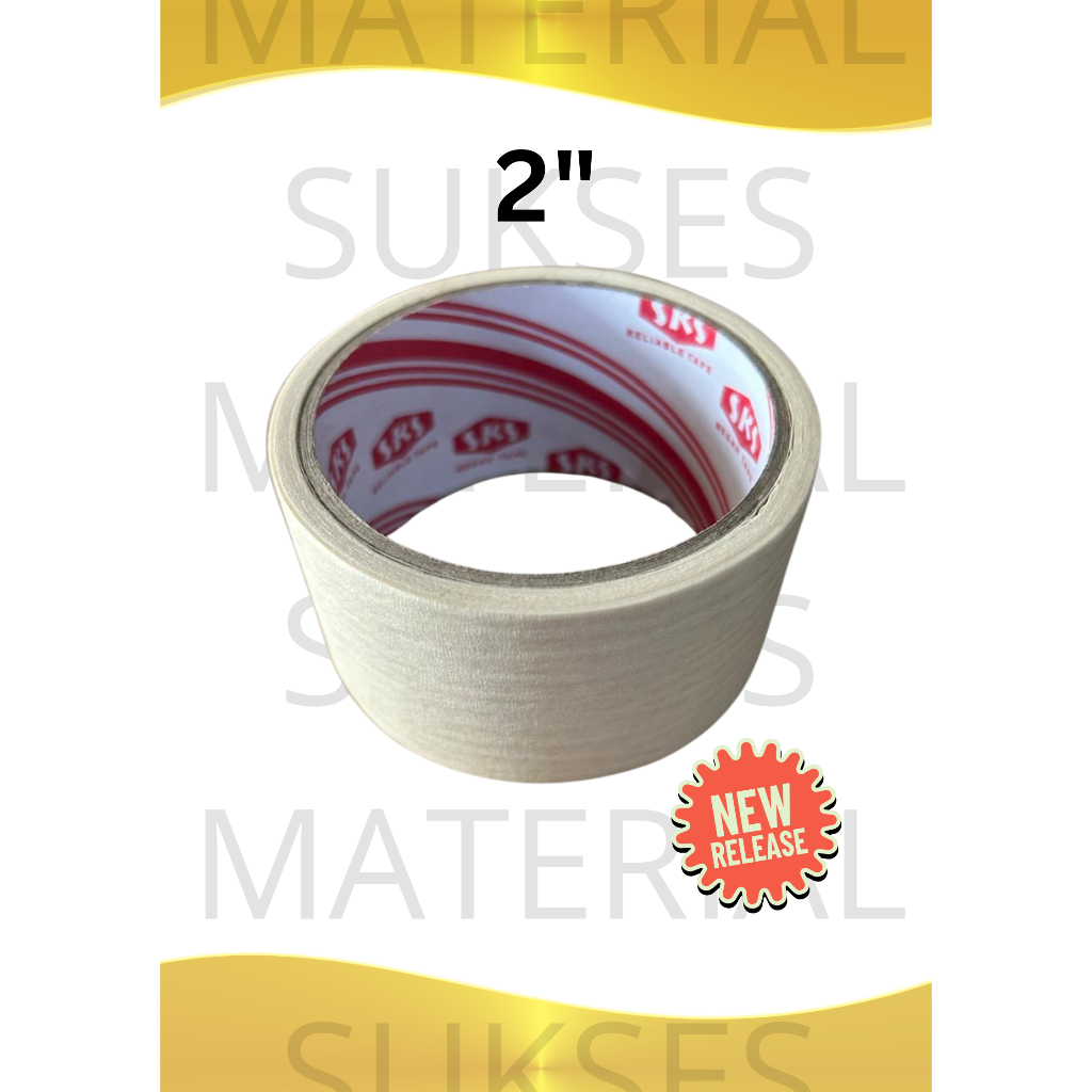 

LAKBAN KERTAS MASKING TAPE 2 INCH / 48MM X 21 METER MURAH