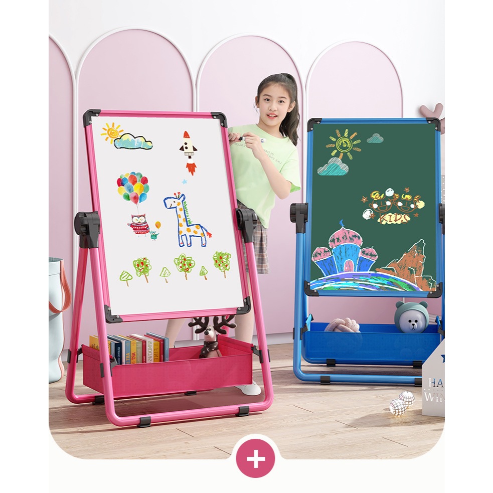 

JUMBO Mainan Edukasi Papan Tulis Anak Lipat Magnetik Multifungsi 2-in-1: Media Belajar & Kreativitas Tanpa Batas - Mainan Papan Gambar Kreatif Double Sisi 2 in 1 Lengkap Banyak Aksessorisnya