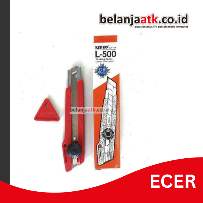 

[ECER] Cutter/Pisau Kater Besar Kenko L-500