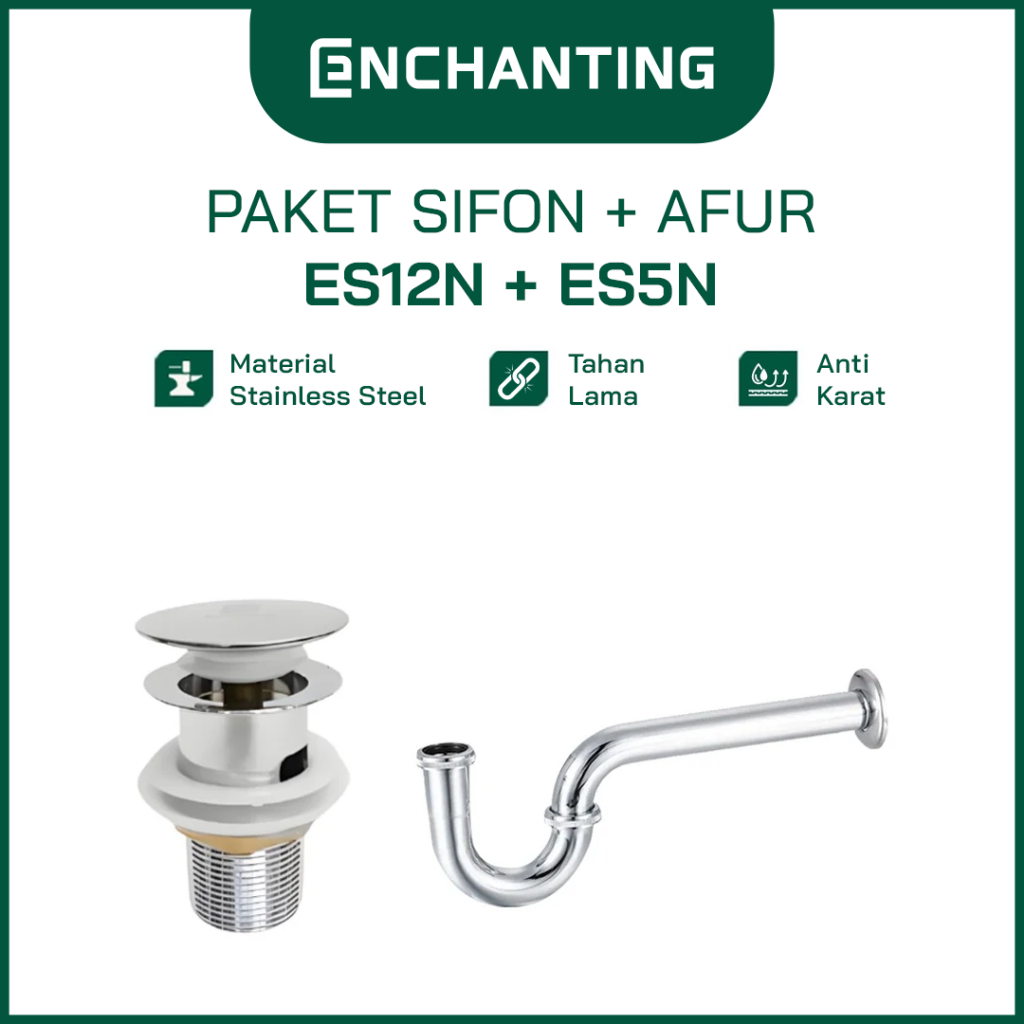 Afur Pop Up Sifon Wastafel Europe Enchanting ES5n+ES12N