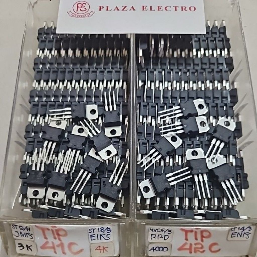 TR TRANSISTOR ST TIP 41C / 42C SUPER TIP41 / TIP42 ASLI ORIGINAL