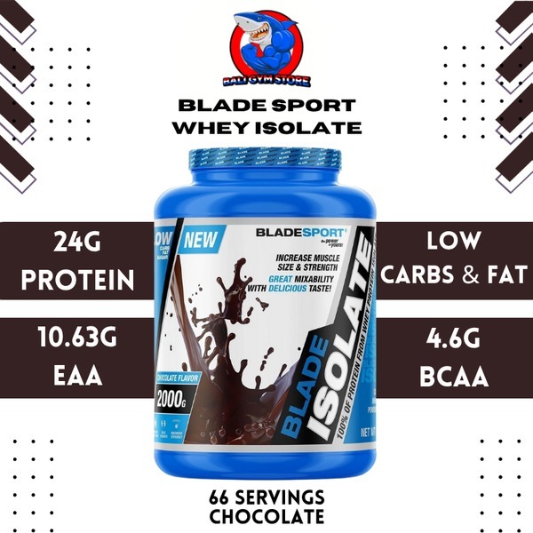 Blade Sports USA BLADE ISOLATE WHEY 4.5 lbs WPI Protein Isolate 2KG Chocolate