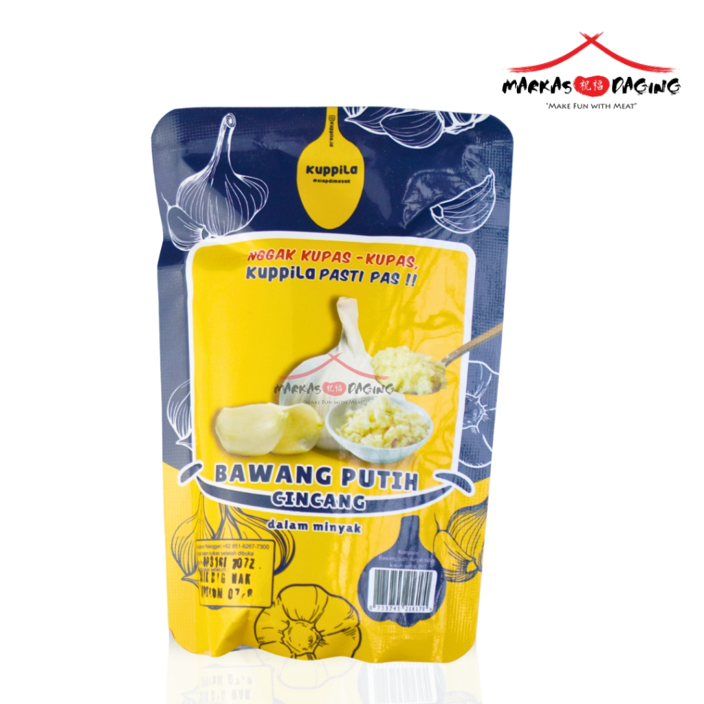 

Kuppila PUCH BAWANG PUTIH CINCANG 200gr - Markasdaging