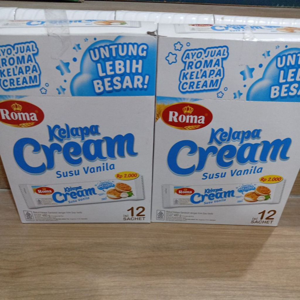 

Roma kelala cream 1 pak isi 12sachet