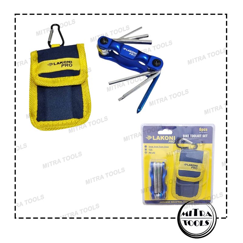 Kunci L Sepeda Lipat Set 6 pcs LAKONI PRO Bike Toolkit Set Kunci L Lipat