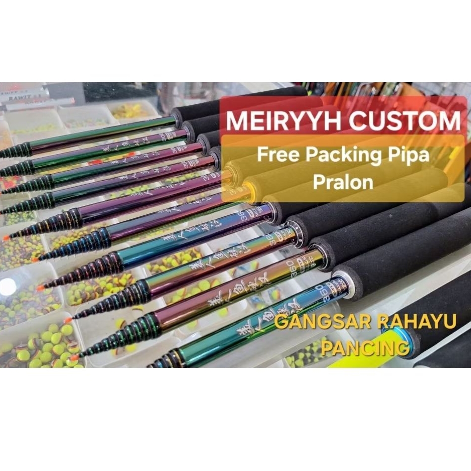JORAN MEIRYYH CUSTOM | TEGEK MEIRYYH STREAM | RINGAN LENTUR KEREN | JORAN MICRO FISHING| FREE PACKIN