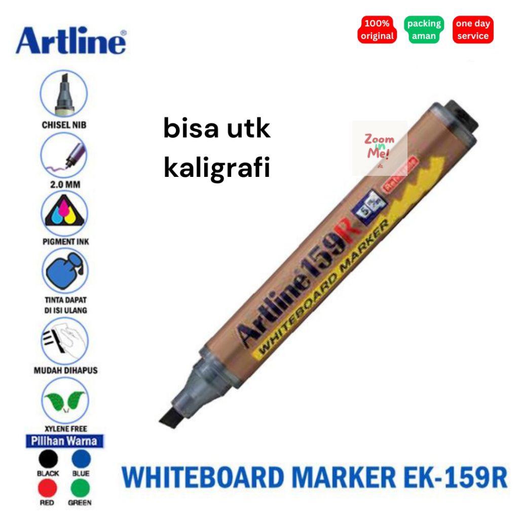 

Spidol Kaligrafi ARTLINE untuk Whiteboard (Refillable) Bisa Diisi Ulang (Arabic / Chinese)