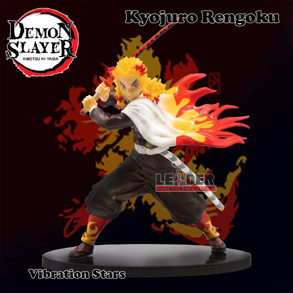 DEMON SLAYER KYOJURO RENGOKU WITH KATANA ACTION FIGURE 17cm POSE FLAME ATTACK KIMETSU NO YAIBA MAINA
