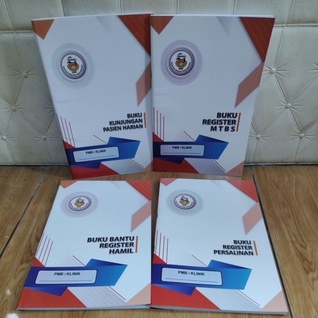 

Paket Buku Register Folio logo ibi ( kunjungan pasie ,kunjungan mtbs, register ibu , register bersali)
