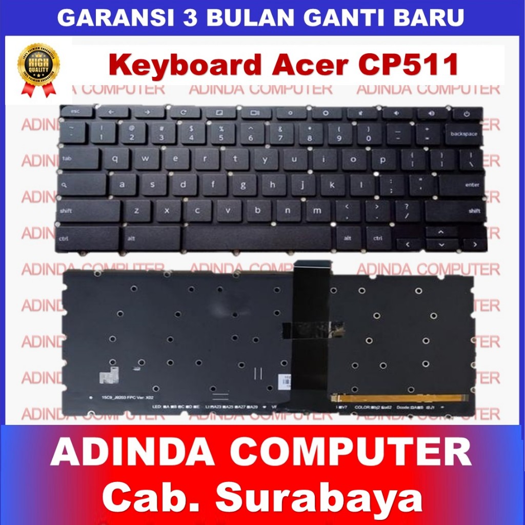 Keyboard Acer Chromebook Spin 11 CP511 CP511-1H CP511-1HN CP511-2HT R752 R752t R752tn