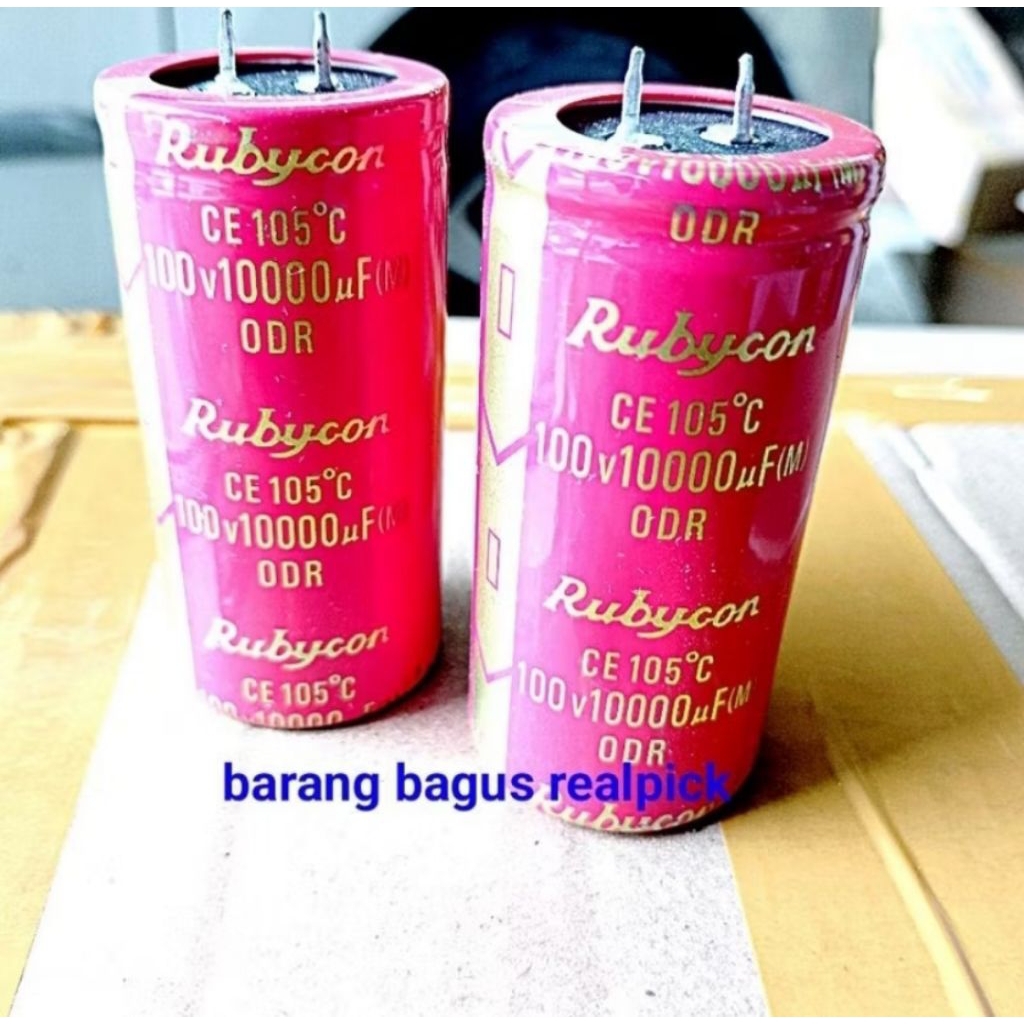 Elco elko rubycon merah 10000/100