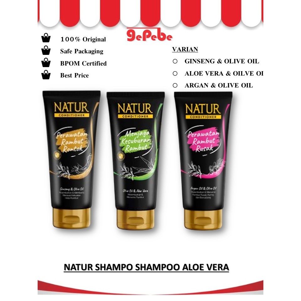 Natur Hair Conditioner 160ml FREE SACHET