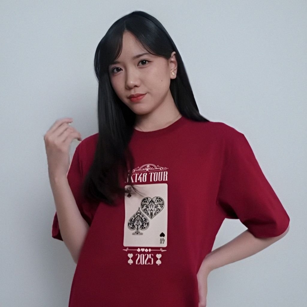 Kaos JKT48 ALL IN TOUR 2025 | Official Merchandise Tour MNG Edisi Raja Hati - Tshirt Lengan Pendek P