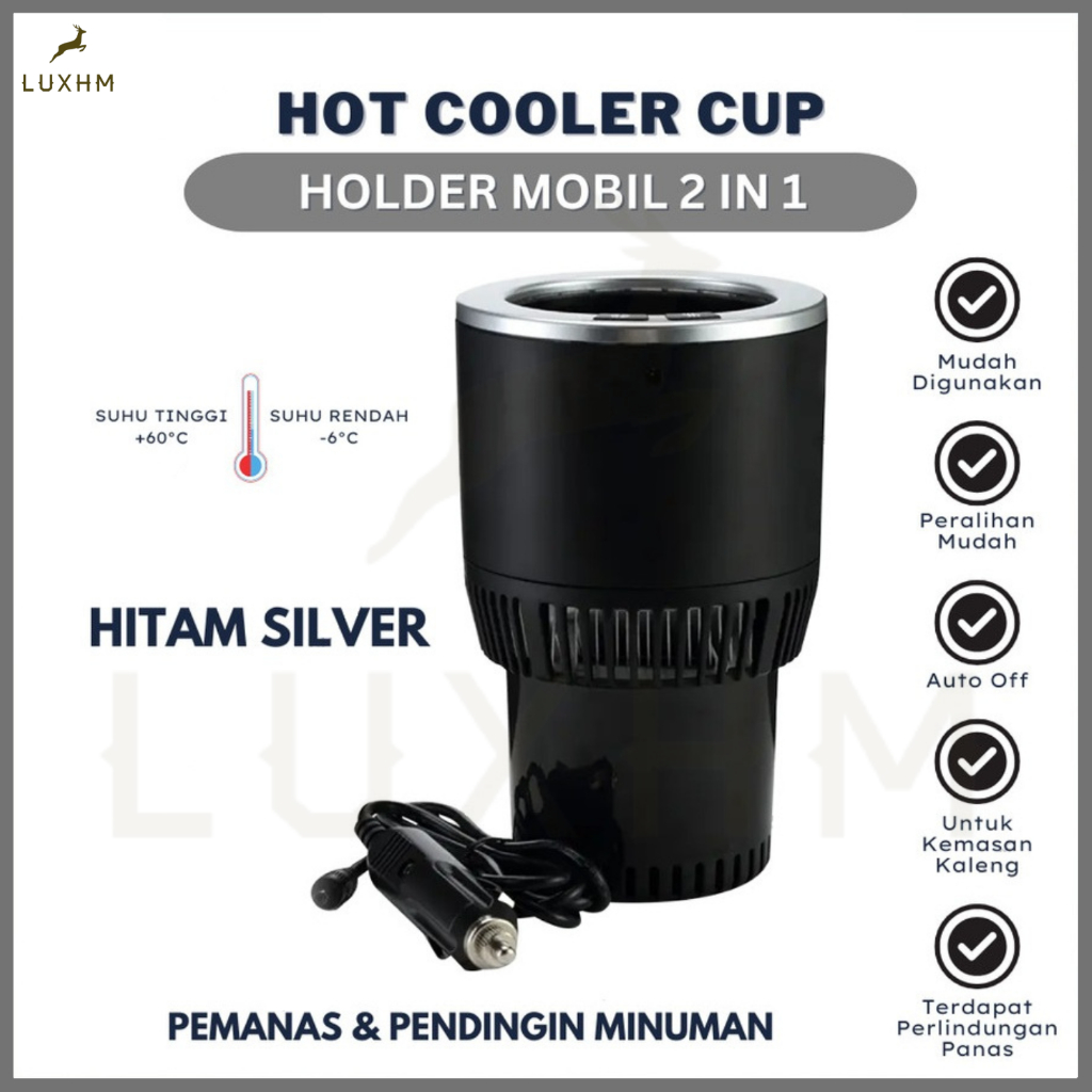 Cup Holder Car Pemanas dan Pendingin 2in1 | Pendingin Pemanas Minuman Multifungsi | Cup Pemanas Mobi