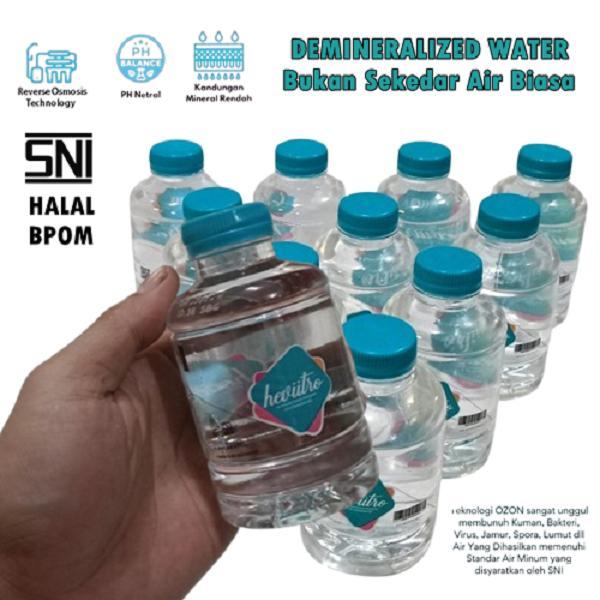 

Air Minum Heviitro 220ml Demineral Botol BPOM Halal Air Minum Kesehatan Demineralized Water