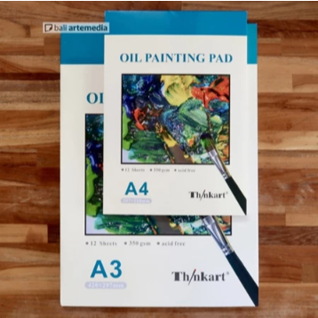 

Thinkart Oil Painting Pad A4 / A3 350gsm - SAS