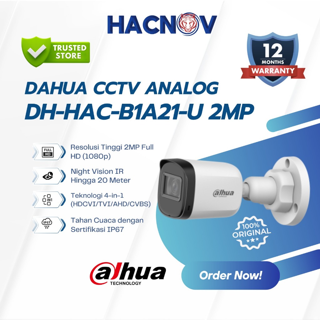 DAHUA B1A21 U CCTV Camera CCTV DH HAC B1A21 U analog camera