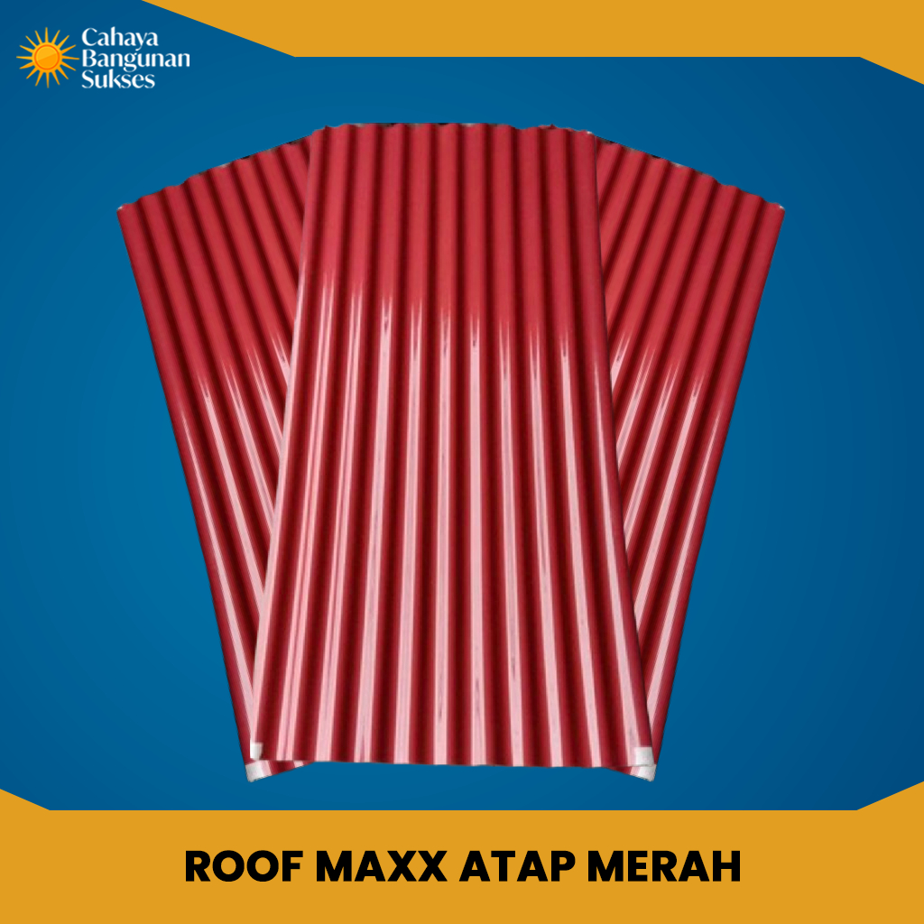 ROOFMAXX ATAP FIBER MERAH