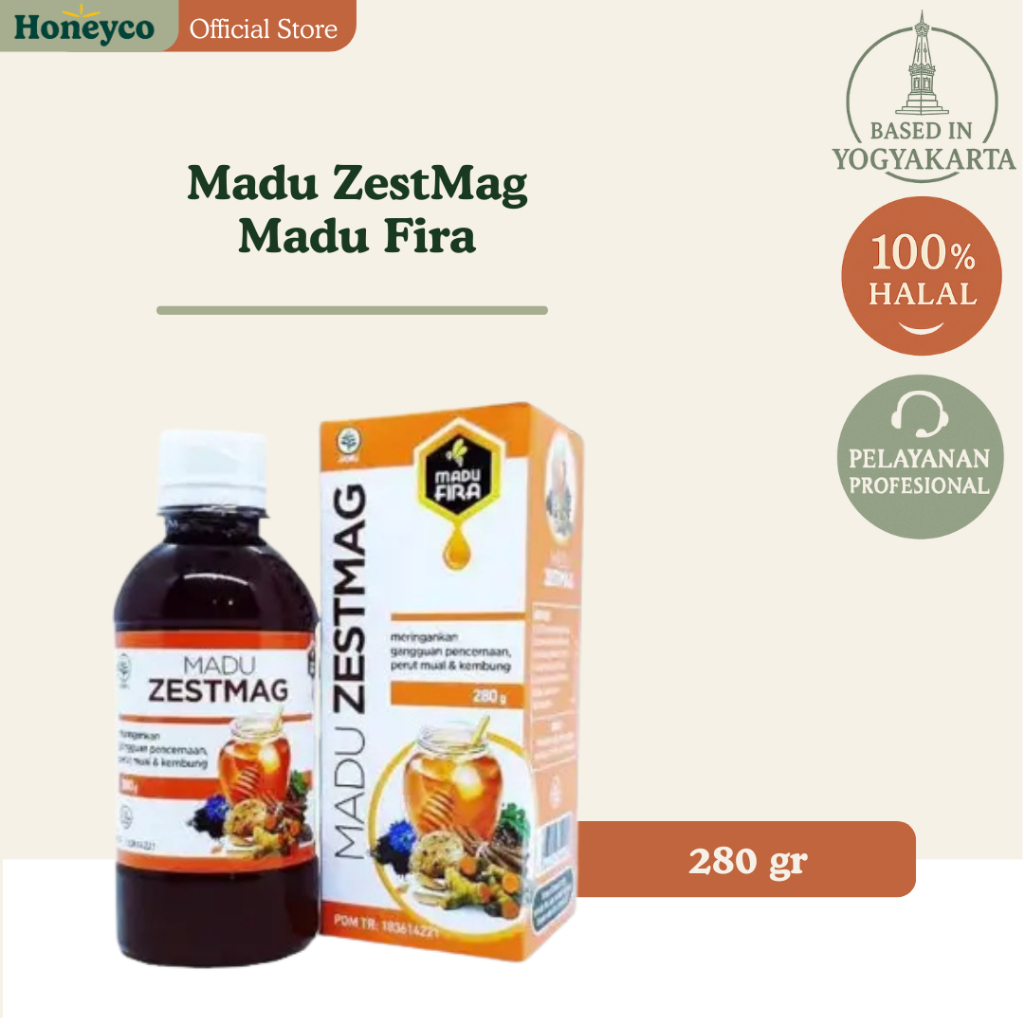 Madu Zestmag Asli Original 100% Obat Asam Lambung Madu Zetmag Madu Lambung