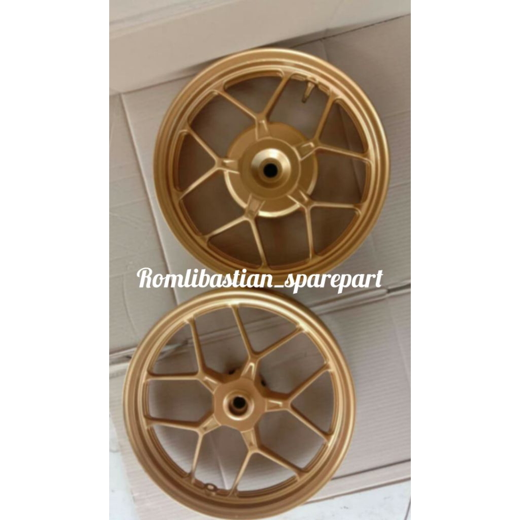 SEPASANG VELG VARIO 125/150 ORI WARNA GOLD