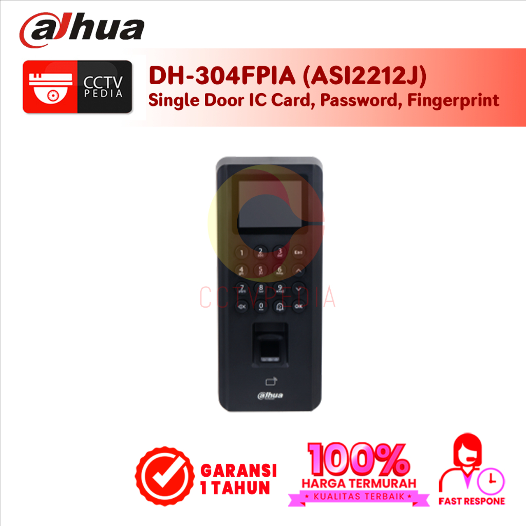 DAHUA DHI-ASI2212J Fingerprint Access, Single Door IC Card, Password, Standalone