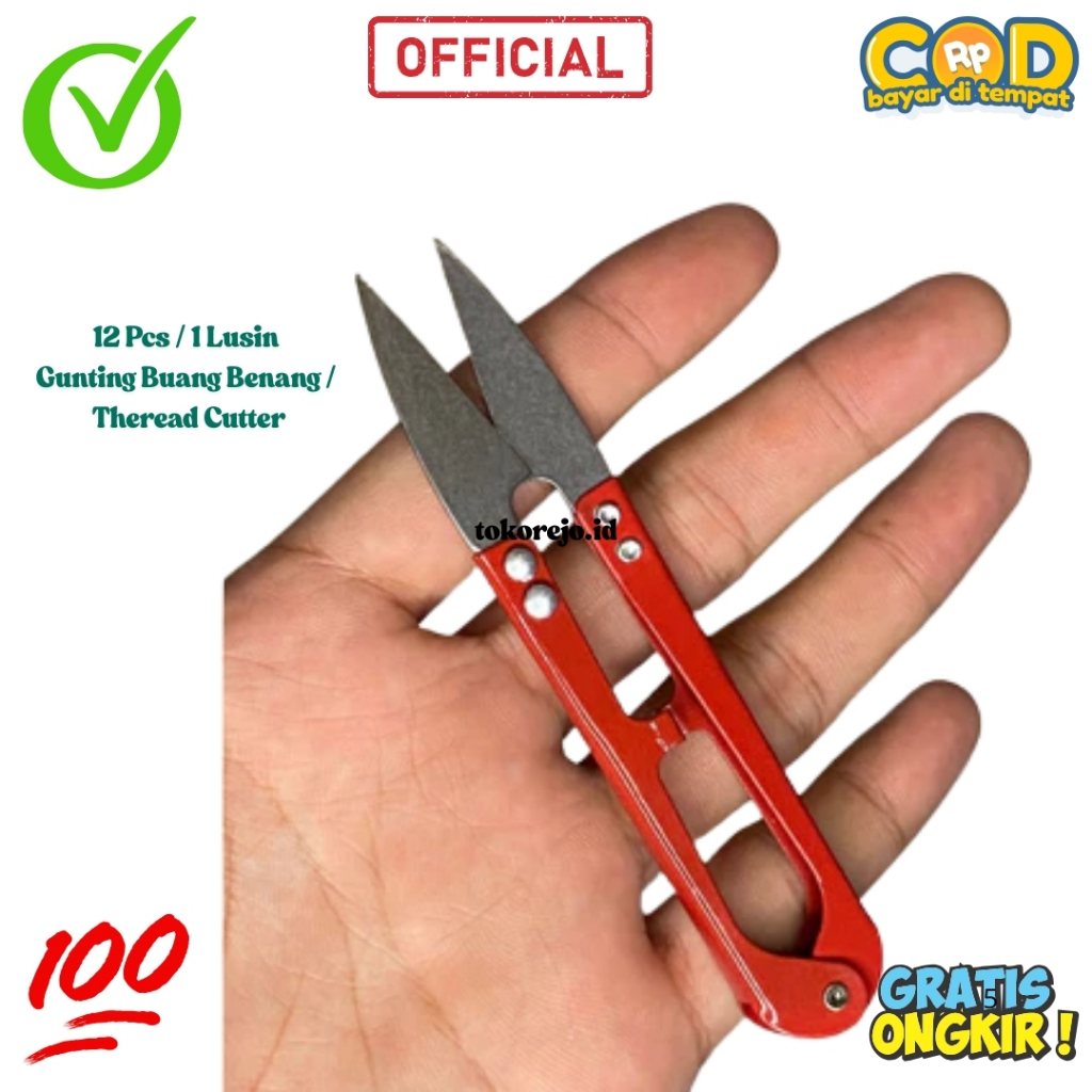 

Gunting Benang Jahit / Gunting Cekris Full Metal / Gunting Buang Benang / Gunting Warna-Warni
